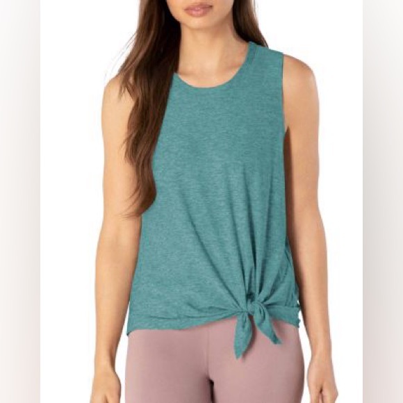 Beyond Yoga Tops - Beyond Yoga All for Ties Tank in teal